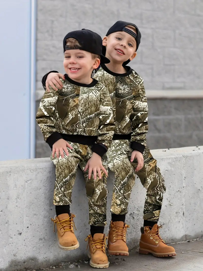 ARMY PRINTED WINTER KIDS SWEAT SUIT
