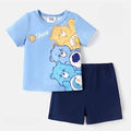 Blue Shine Bear Printed Short Sleeve Kids Wear