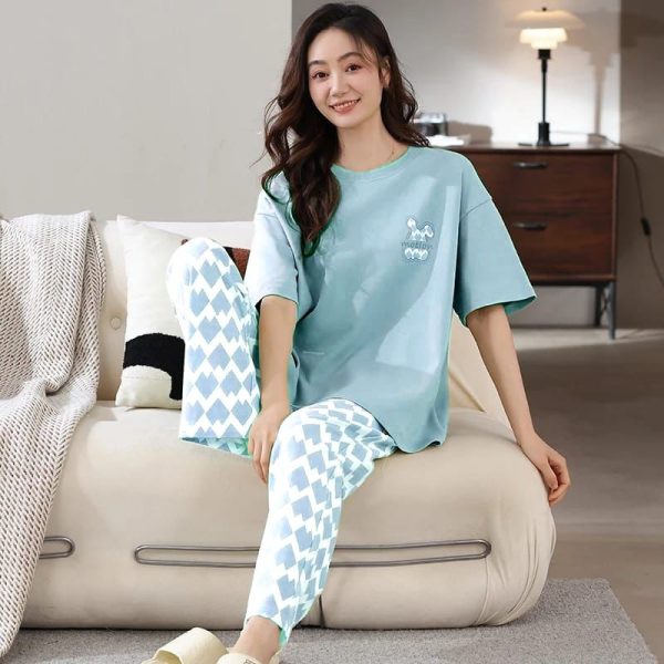Sky Motion Printed Women Pj Set