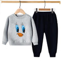 GREY TWITTY PRINTED WINTER KIDS SWEAT SUIT