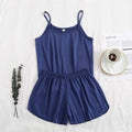 BLUE 2 PCS CAMI SET