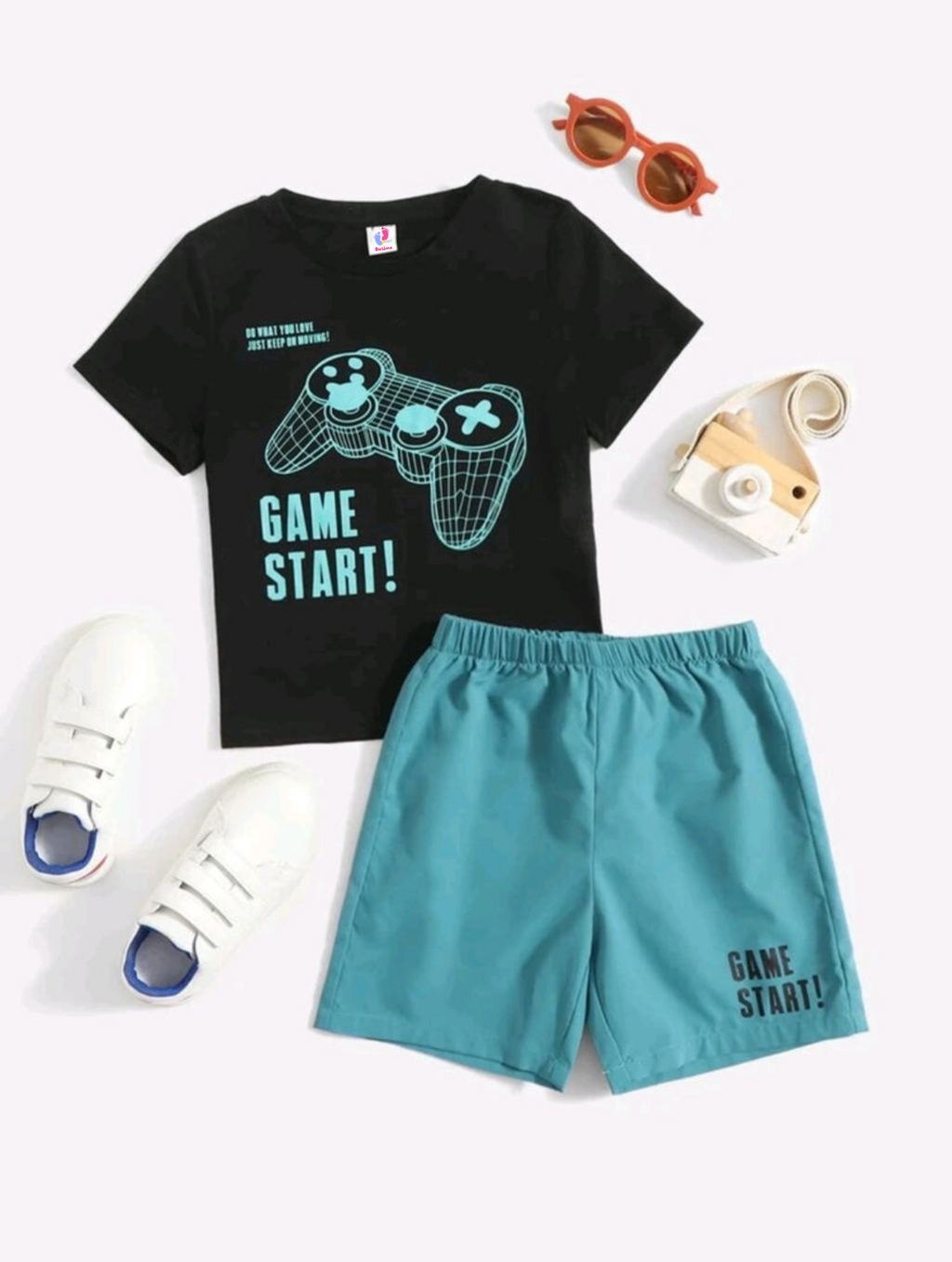 Game Play Short Sleeve Kids Wear