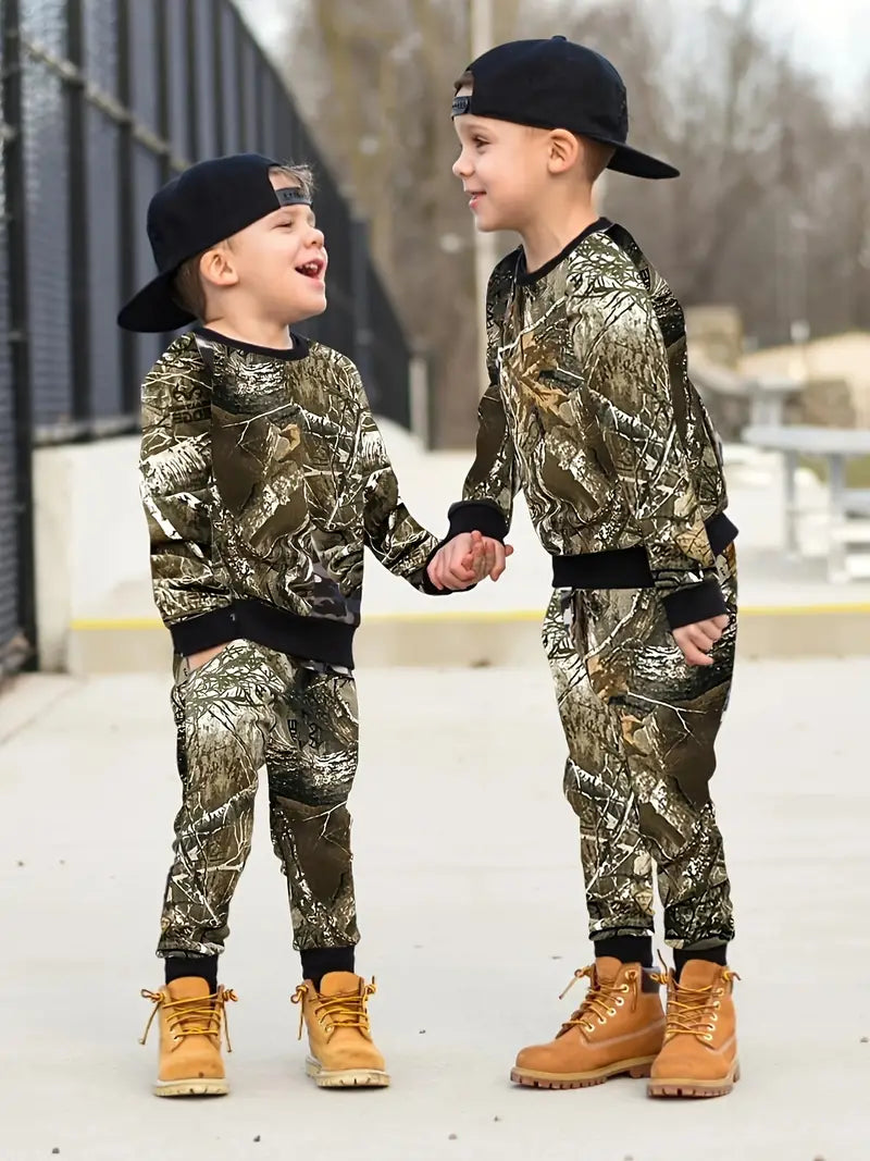 ARMY PRINTED WINTER KIDS SWEAT SUIT